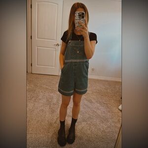 Vintage Hartstrings embroidered overalls